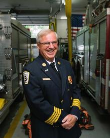 Deputy Chief Kevin Quinn of the Union Fire District of South Kingstown is a proud Rhode Islander. 